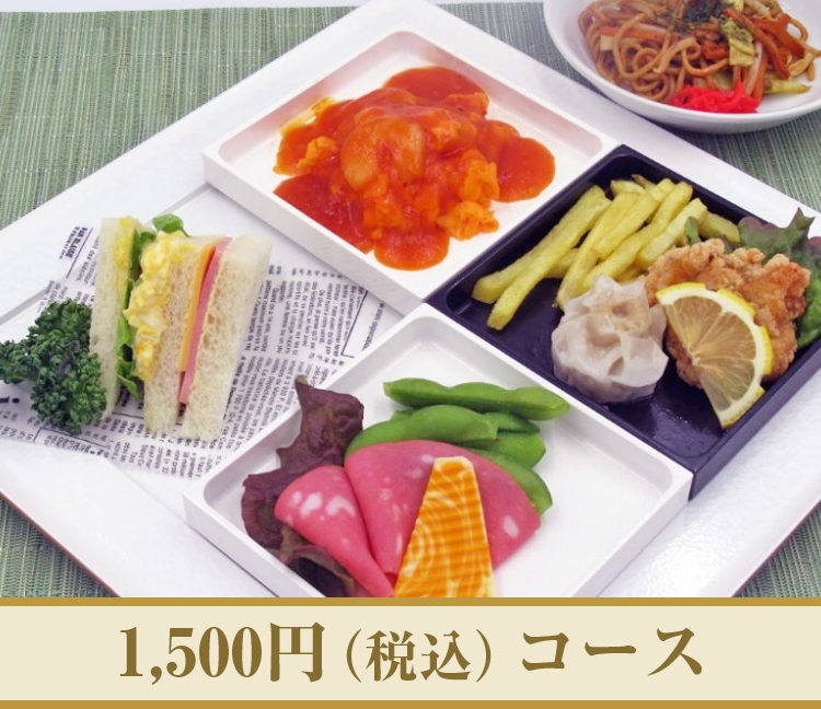 1,500円（税込み）コース